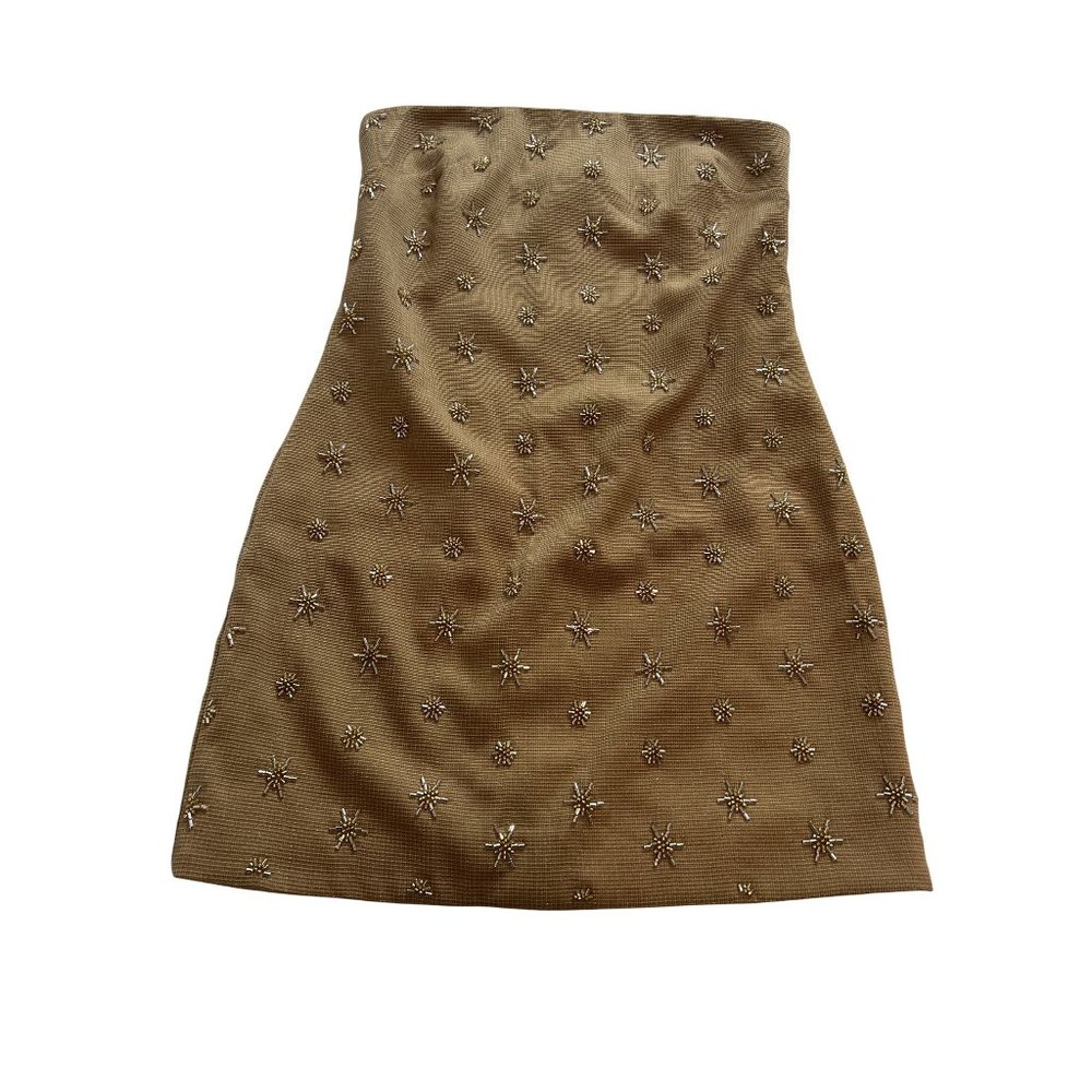 Bec + Bridge Sunseeker Mini Dress in Golden